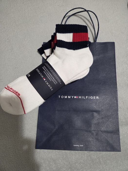 Meskie skarpetki 6 pack r.40-45  Tommy Hilfiger
