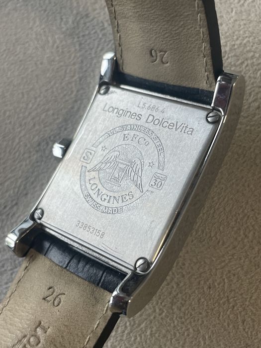 Longines DolceVita XL L56864 Tank zegarek jak nowy