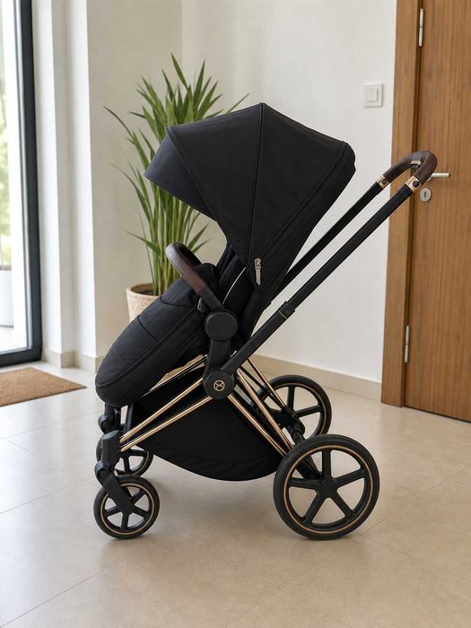 Cybex Priam Platinum Rose Gold 2022 + acessórios