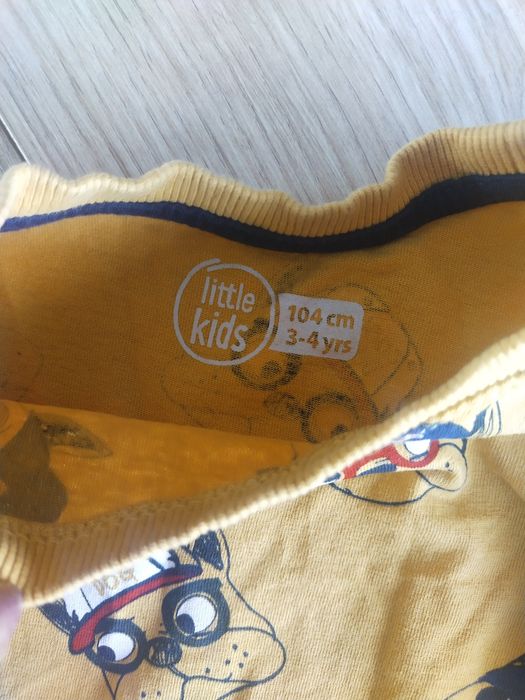 Bluzka t-shirt z długim rękawem chłopięca Pepco 104