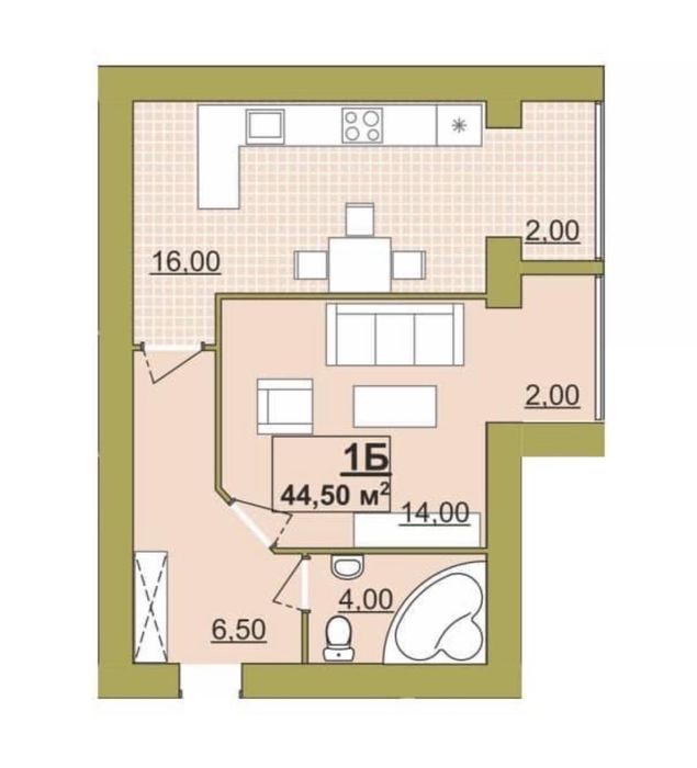 Продаж 1кім ЖК Містечко Центральне 19секція