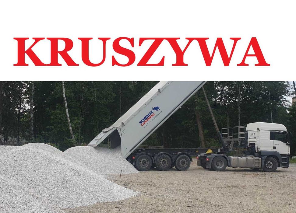 Kruszywo z Dostawą 28 TON, Tłuczeń, Kliniec, Grysy, Mieszanki-OKAZJA!