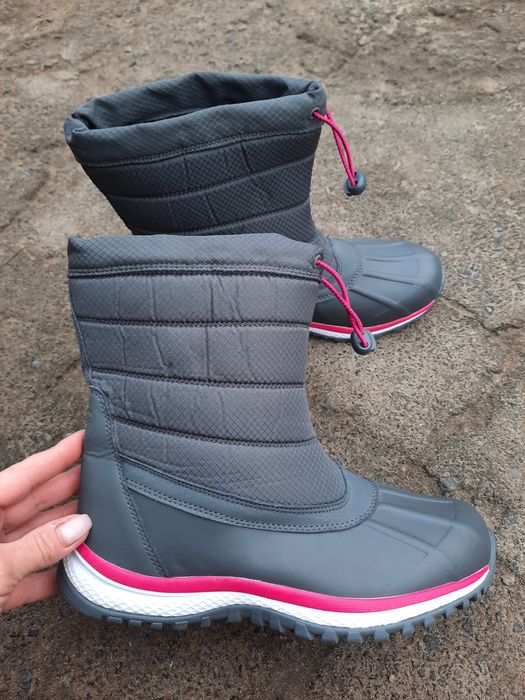 зимние Непромокаемые термосапоги сапоги чоботи дутики Mountain р.39