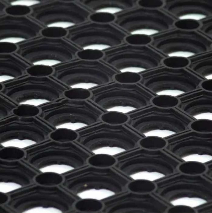 Коврик резиновый сота 100*50*1.5 см грязезащитный 4 кг килимок гумовий