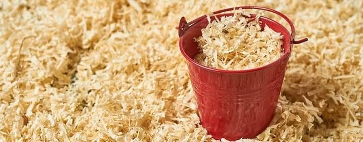 Стружка и опилка из сосны в мешка. Доставка.