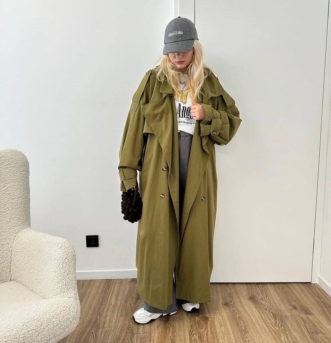 Двобортний тренч