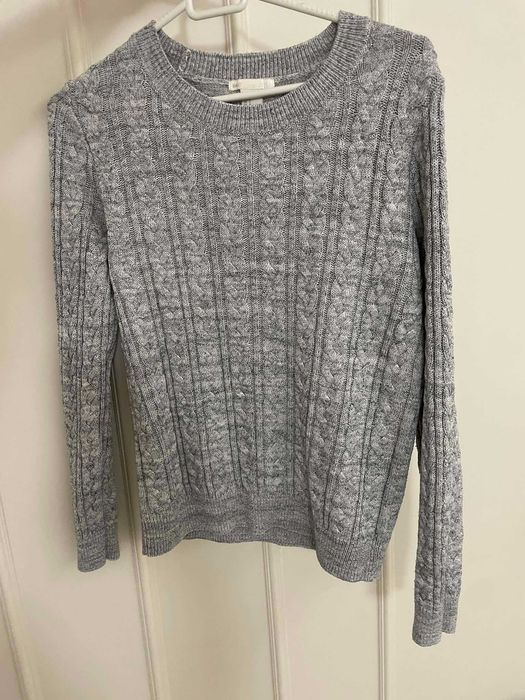 Sweter z motywem warkoczowym H&M S