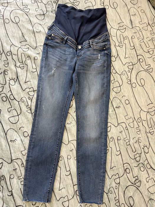 Джинси H/M для вагітних з резинкою для животика