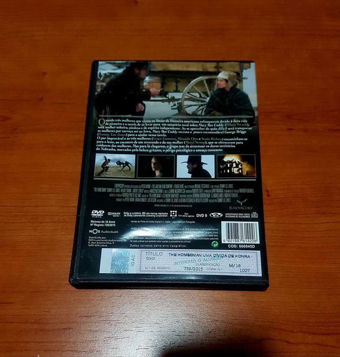 THE HOMESMAN Uma dívida de Honra Hilary Swank/Tommy Lee Jones/Meryl St