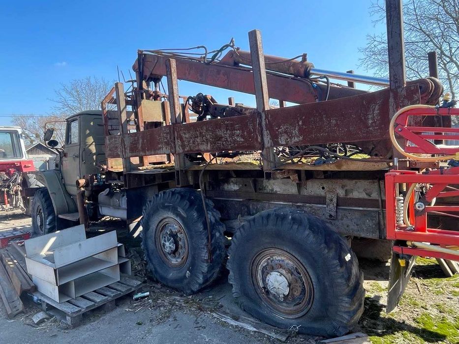 Продам  Урал 375 з краном-маніпулятором