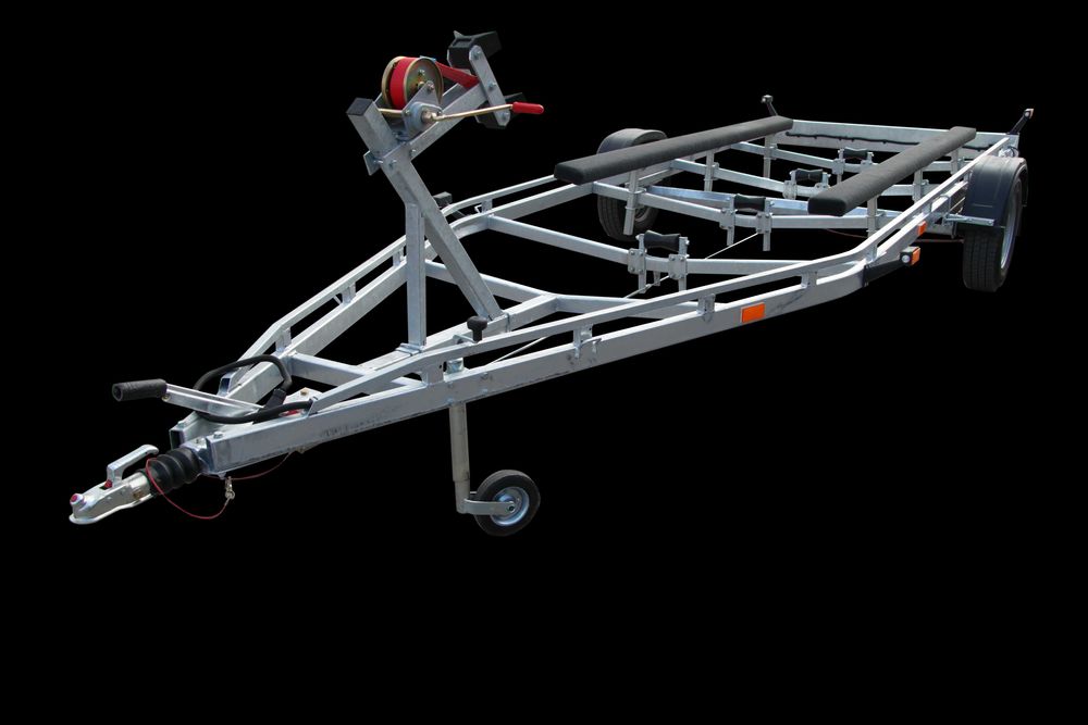 Nowa przyczepa podłodziowa PP-1100,  DMC 1100 kg, ładowność 800 kg