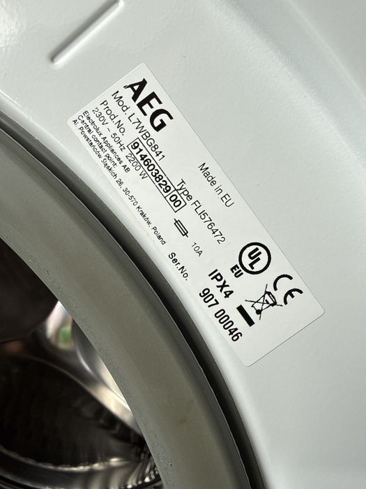 Máquina de Lavar e Secar Roupa AEG Série 7000 Kombi (Modelo DualSense)