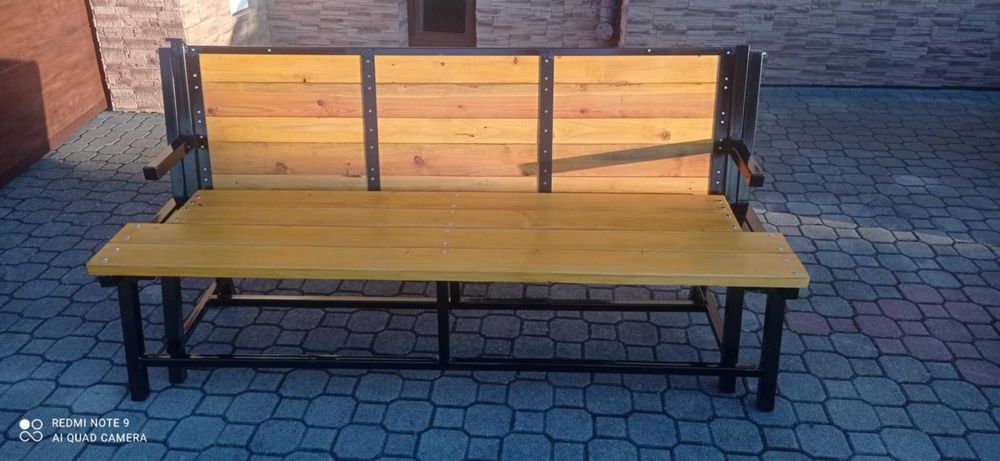 Ławka ze stolikiem 2w1