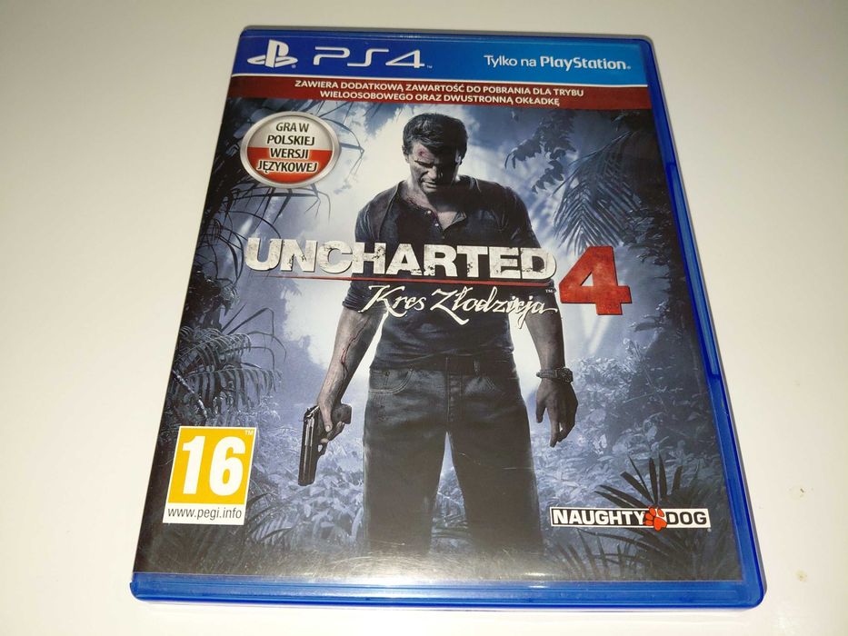 ps4 UNCHARTED 4 WYDANIE PREMIUM mówią po polsku fabułą łowcy skarbów