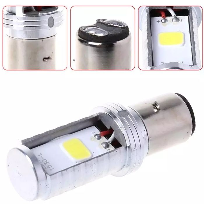 LED S2, P15D H6M BA20D 8v-80v. Novo