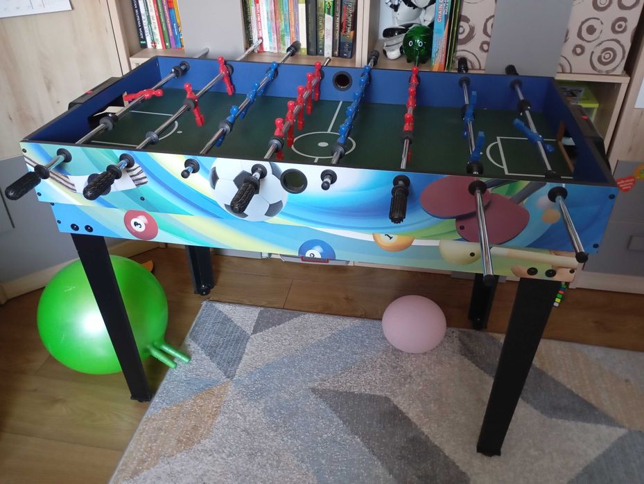 Multi stół 12 w 1 piłkarzyki, bilard cymbergaj, kręgle..
