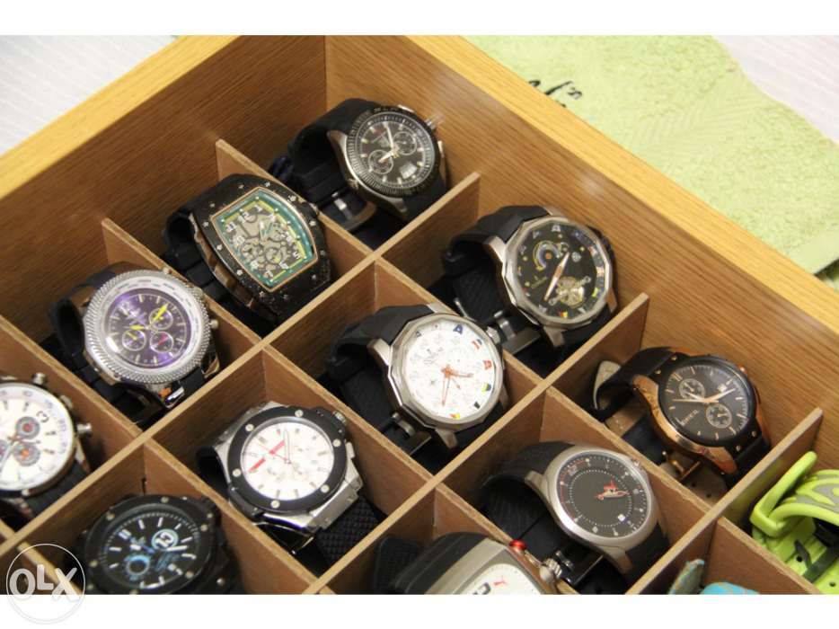 Coleção de 40 relógios