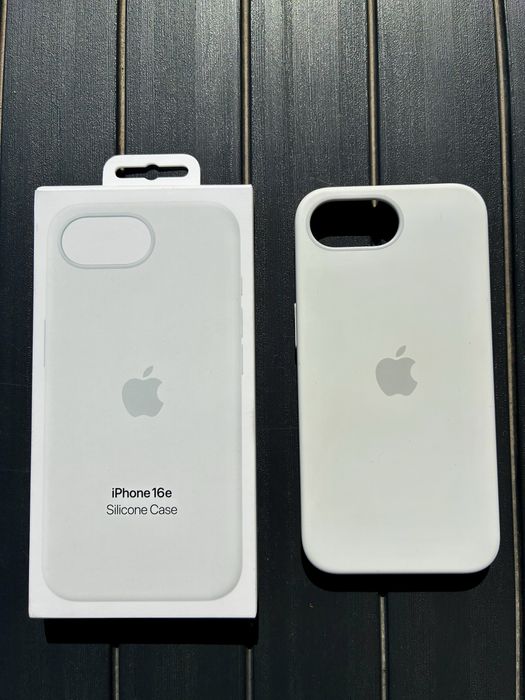 Silikonowe etui do iPhone’a 16e – białe