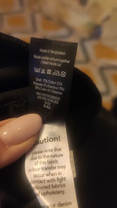 Джинси Нові штани для вагітних чорні George, мʼякі