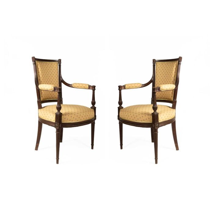 Conjunto cadeirões sofá canapé Luís XVI | século XIX