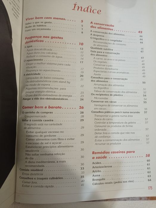 Conselhos para o lar e poupança