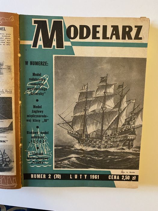 "Modelarz"- miesiecznik 14 numerow.