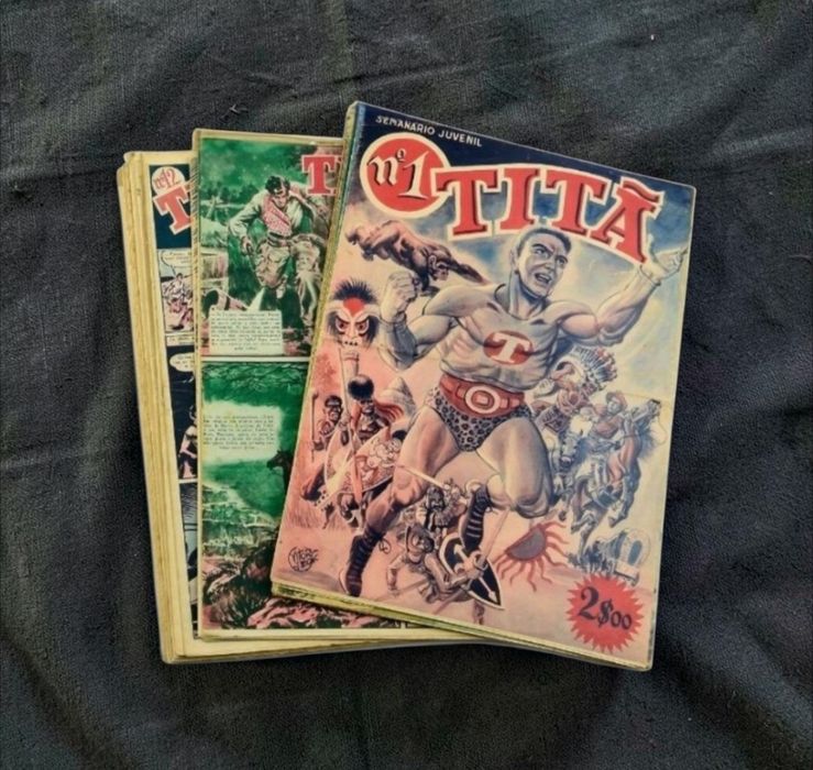 42 números Titã bd antiga