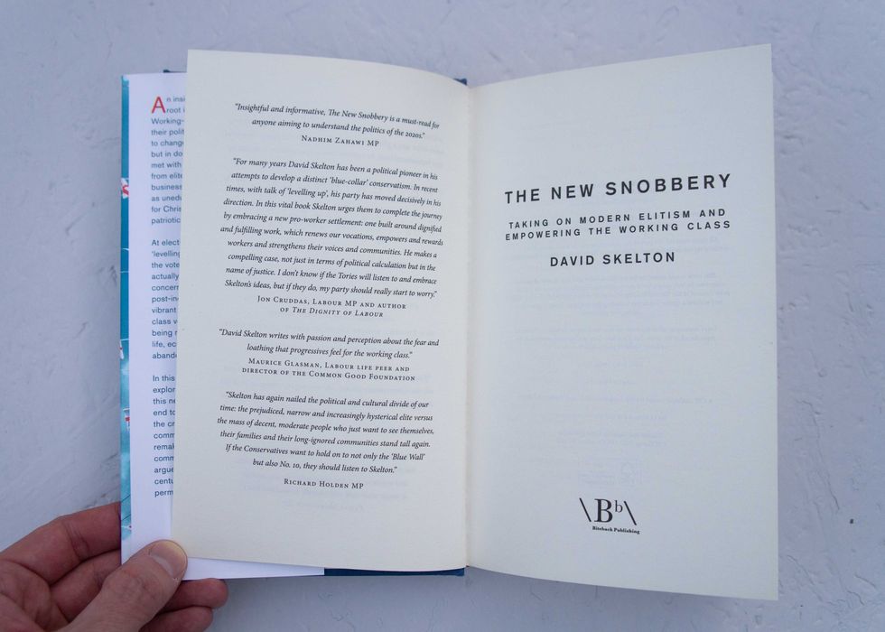 The New Snobbery: Taking on modern elitism and empowering the working class David Skelton hard cover