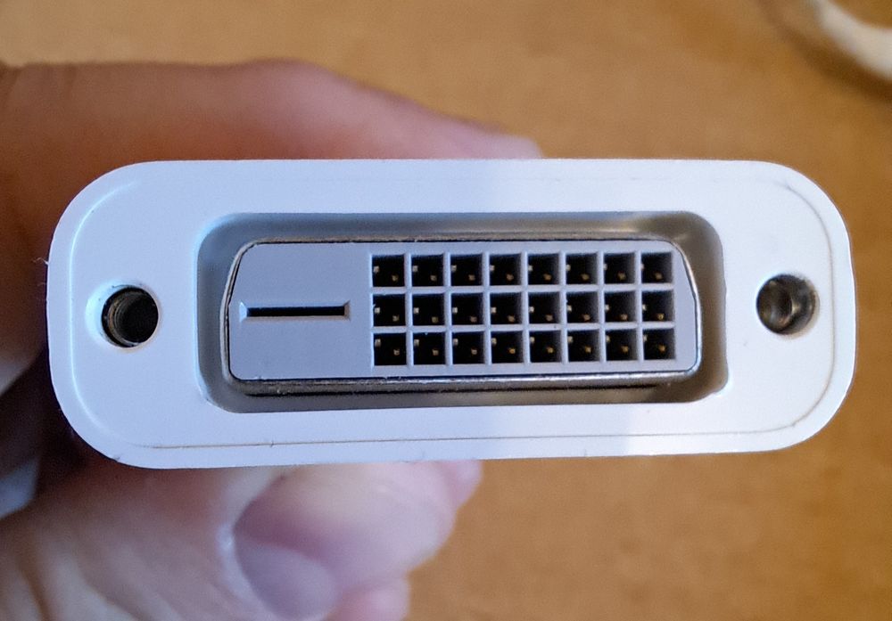 Przejściówka Apple mini DisplayPort na dvi