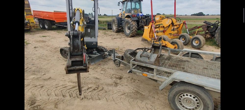 Wacker neuson et16 2019 r 1100h minikoparka bobcat cat yanmar