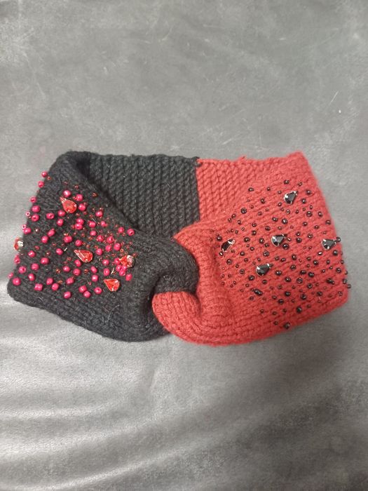 Вязаная повязка- чалма