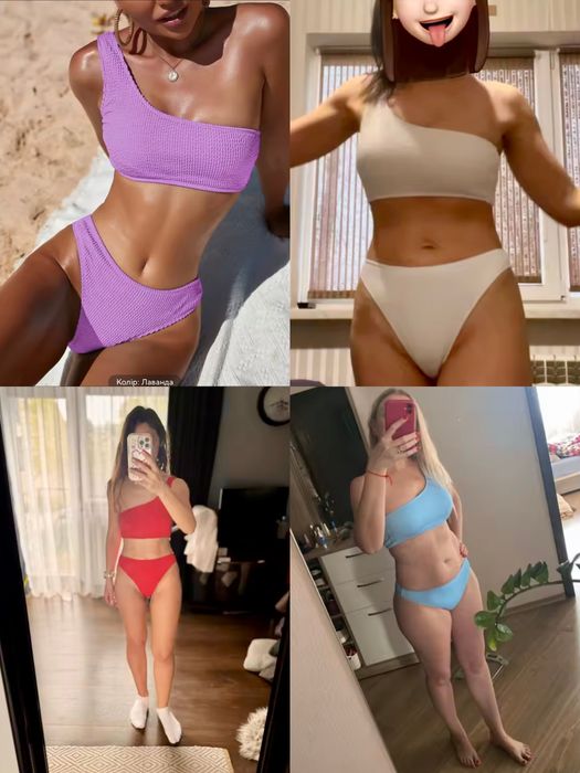 Купальник роздільний  монокіні