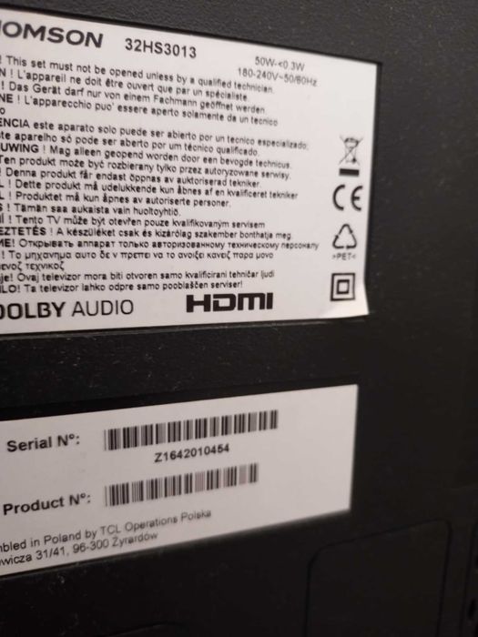 telewizor Thomson 32 cale