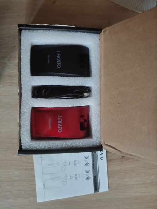 Lekato M01465RD System bezprzewodowy gitara