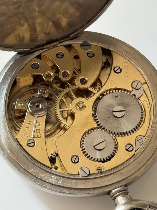 Zegarek kieszonkowy duży średnica 52mm, sprawny