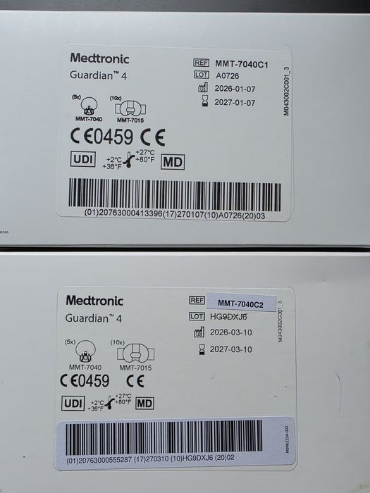 Medtronic Guardian 4 сенсоры