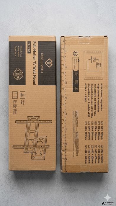 uchwyt ścienny do telewizora (TV Wall Mount) marki Perlesmith, model PSMFK4.