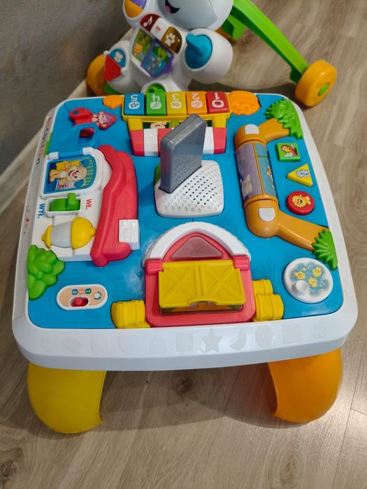 Fischer Price - chodzik zebra + stolik edukacyjny