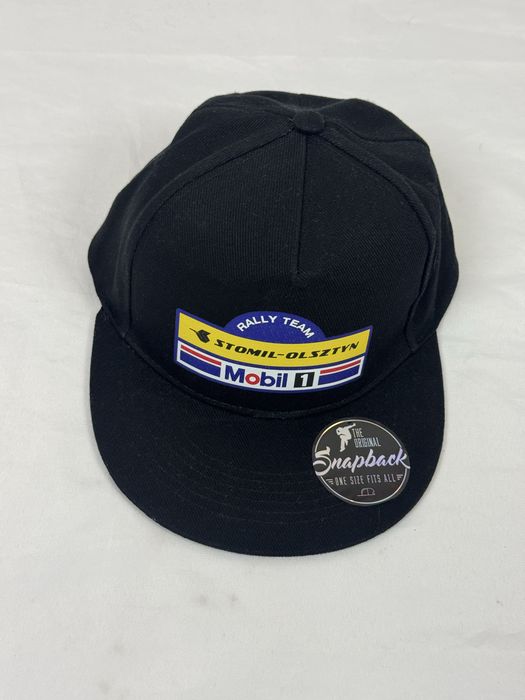 Czapka z daszkiem Stomil - Olsztyn Rally Team Mobil 1 / SnapBack / flat peak