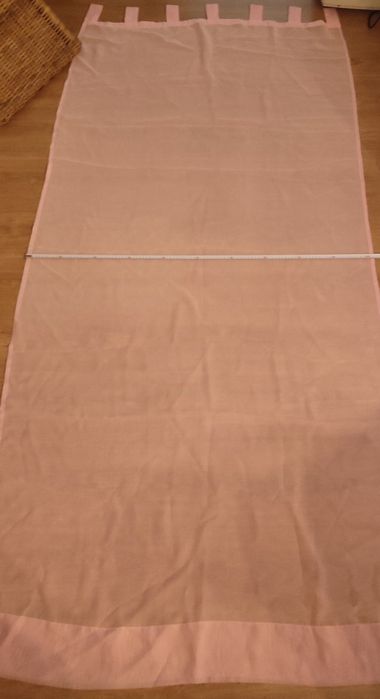 Cortinado Rosa com barra!