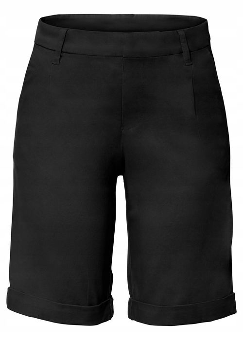 B.P.C bermudy damskie czarne ze stretchem r.42
