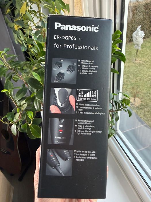 Panasonic ER-GP65 Maszynka do włosów czarna TOMI-TECH