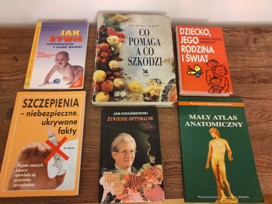 Książki medyczne o żywieniu jak żywić niemowlęta szczepienia Atlas