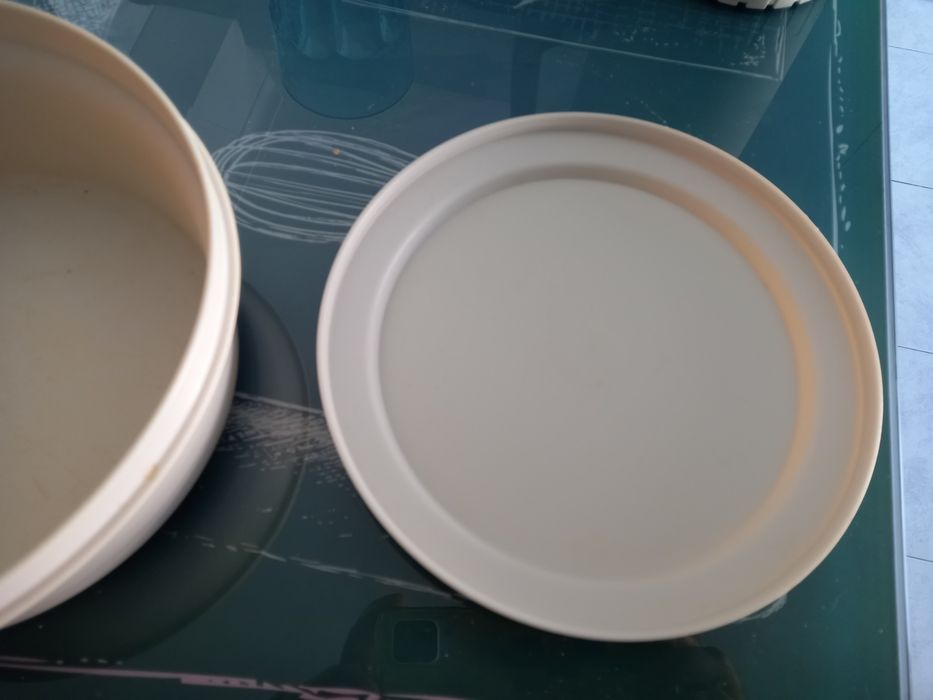 Caixa e jarro tapperware vintage