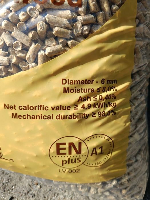 KG Premium Pellet 6mm  | Wysoka jakość | Certyfikat EN Plus A1, DIN plus