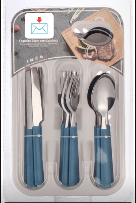 Talheres 24 peças novo