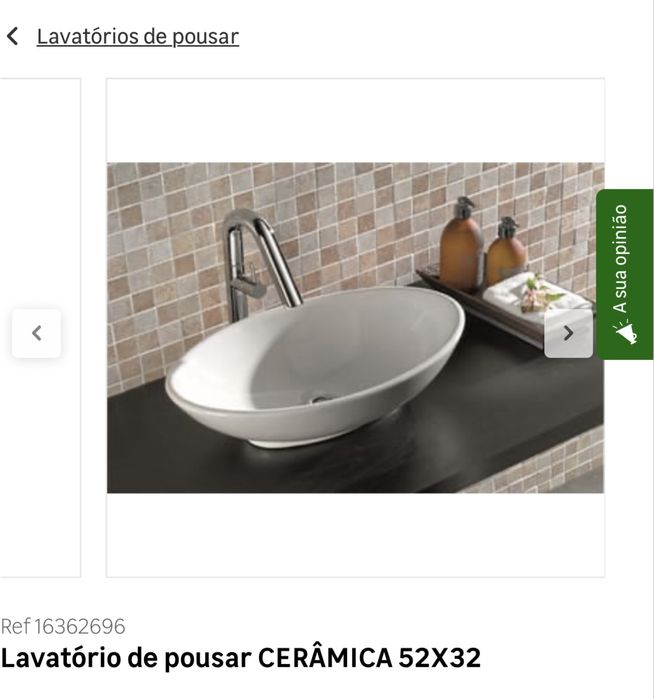 2 lavatórios ovais BANHOAZIS NOVOS