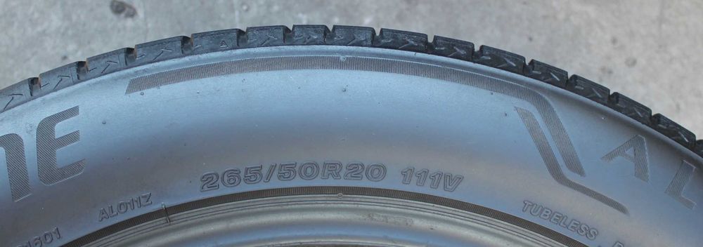 Літні шини, літня резина 265/50/R20 Bridgestone Alenza made in Japan