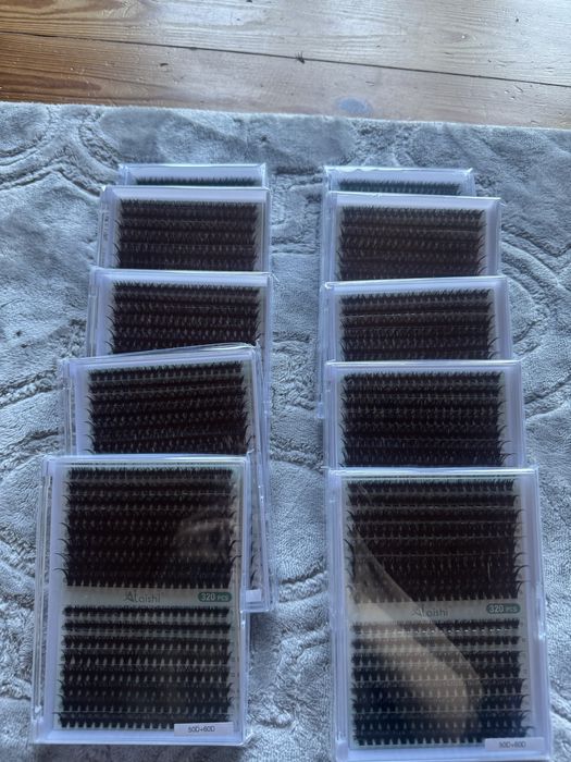 Rzęsy bondingowe 50D/60D - 10 opakowań