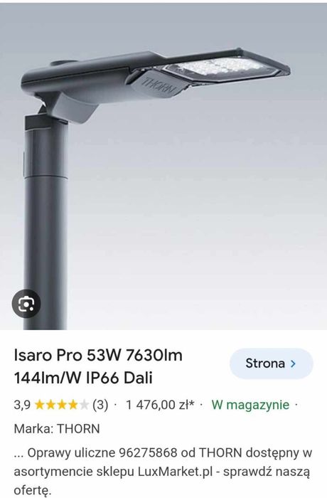 Oprawa uliczna THORN